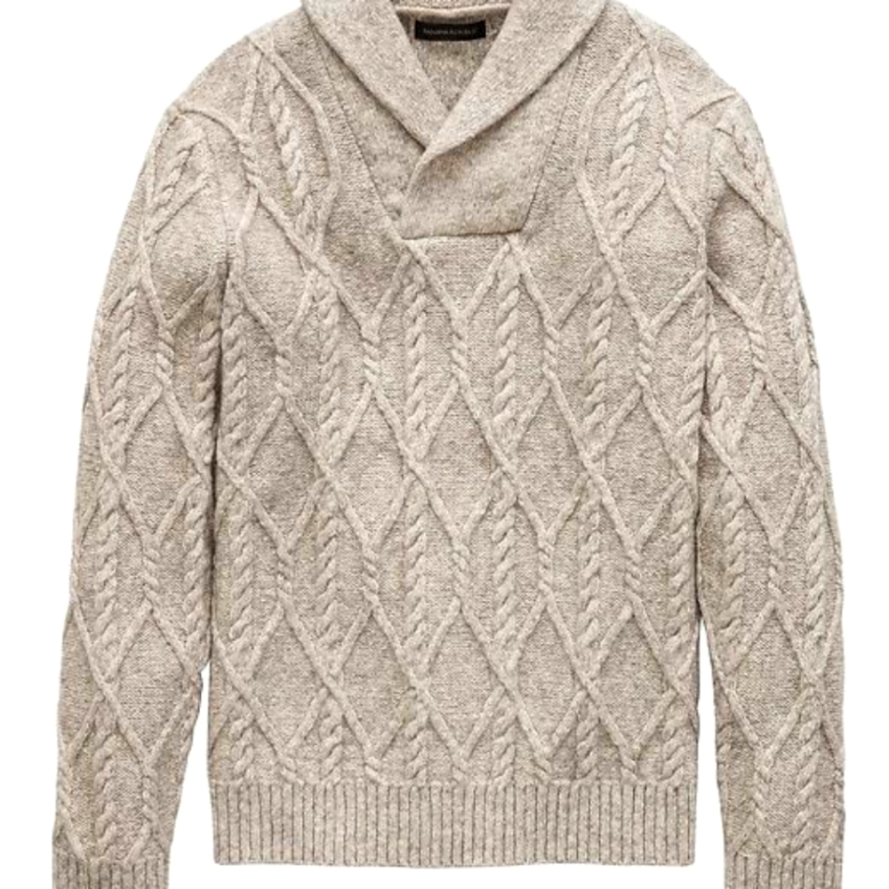 Armani Exchange Mens Textured Viscose Sweater Size M